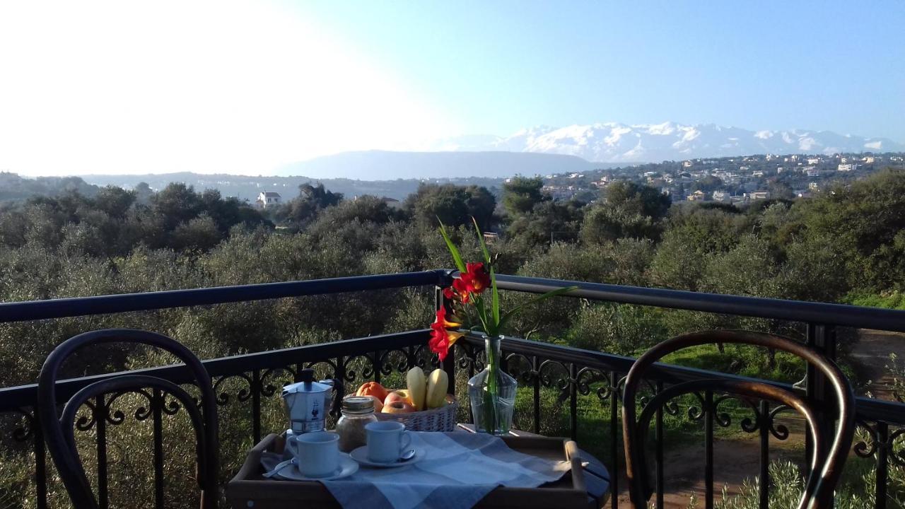 Manolo S Olive Farm, Apartment With Seaview Chrissi Akti Chania Exterior foto
